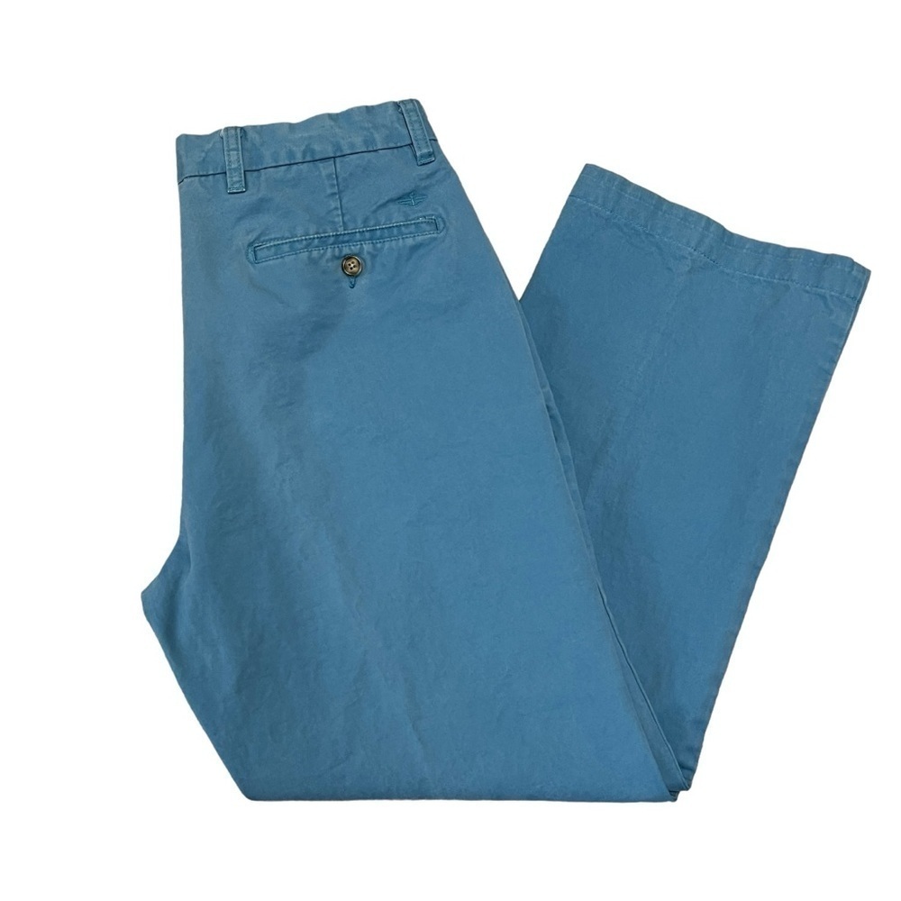 Men’s Dockers D3 100% Weathered Cotton Khaki Chino Pant. Blue Size 34 x 29 #1039 - Picture 5 of 6